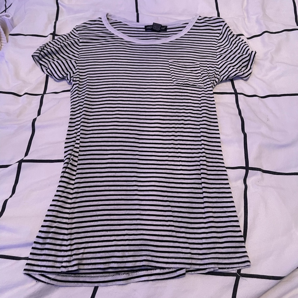 American Dream Black and White Top